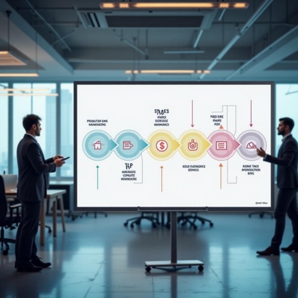 Flujo de proceso de implementación de pagos digitales