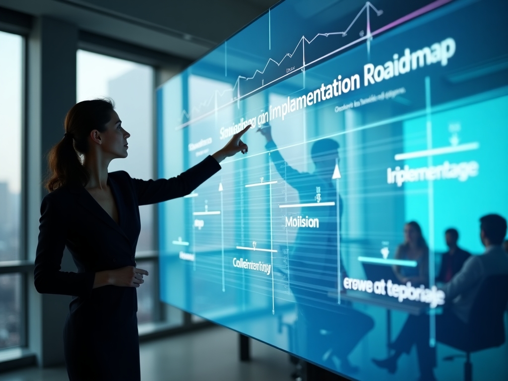 Visualización de roadmap de implementación